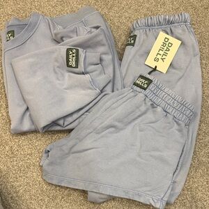 Daily Drills Bandana Patch Mist Sunbleached SET